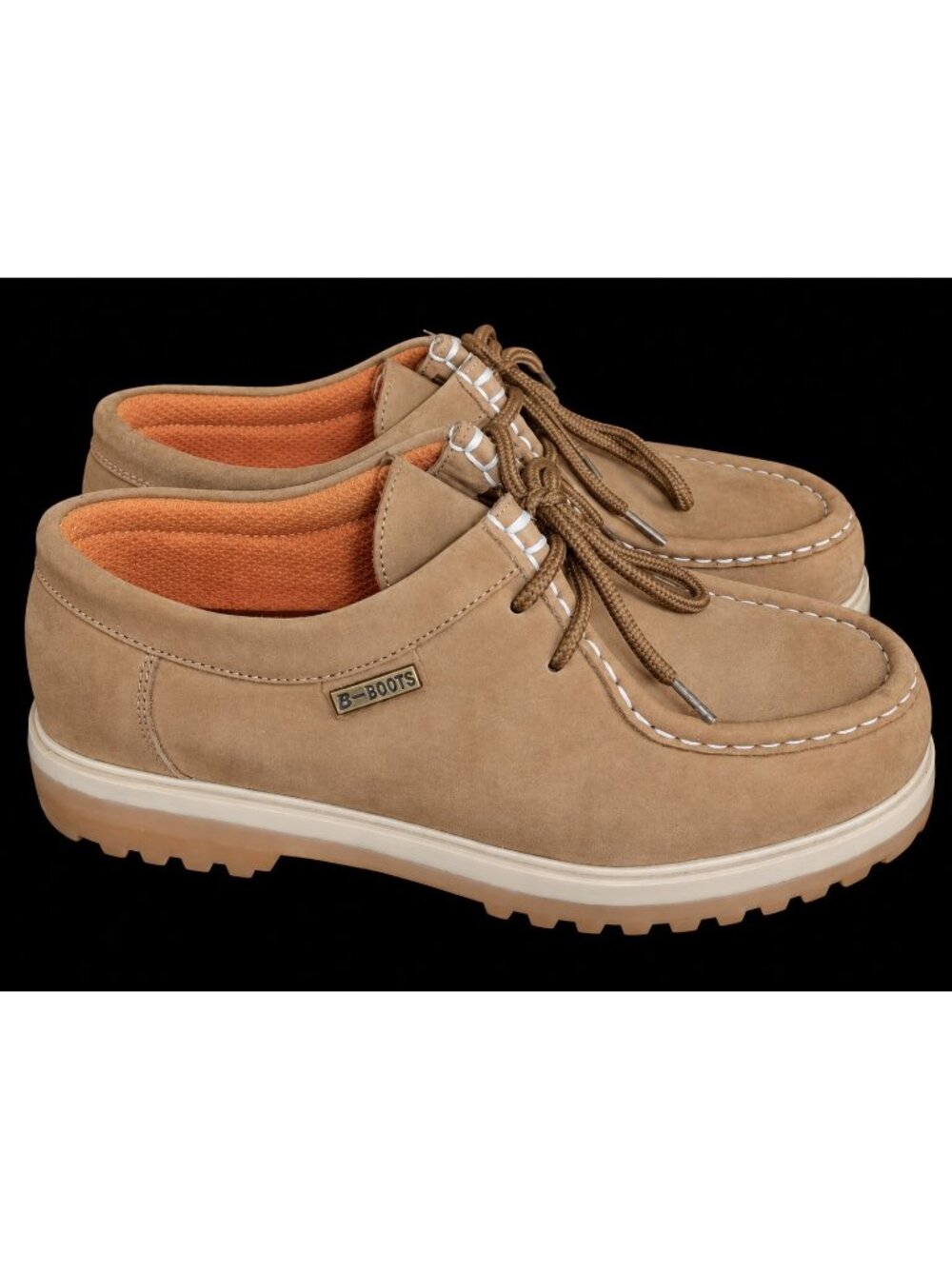Buffalino Chukka B-Boots Transit XL Men's Sz 10 Brown Suede Lug Sole Vintage Y2K